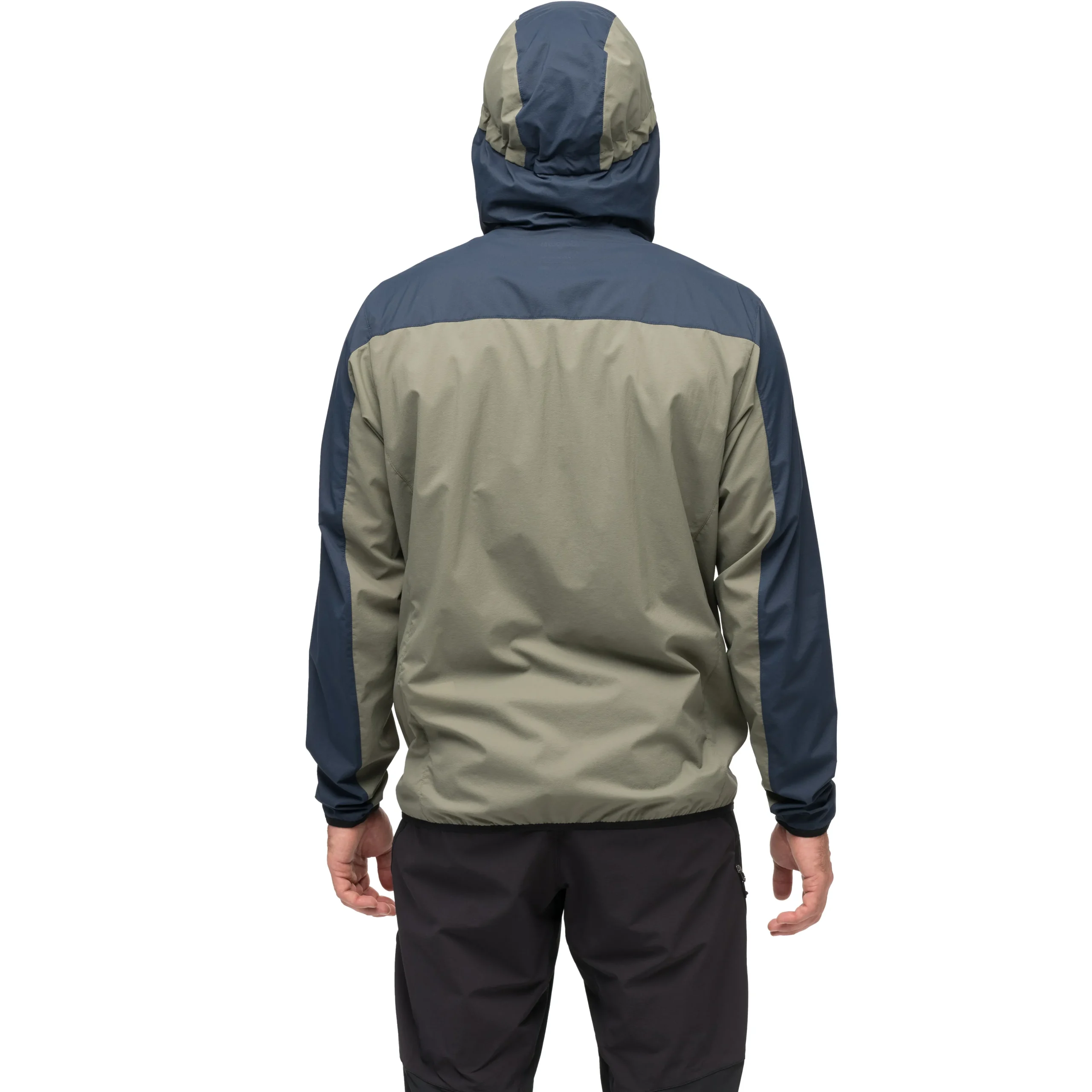 Online Bergans Vaagaa Windbreaker Jacket Men - Green Mud / Navy