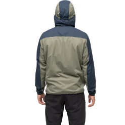 Online Bergans Vaagaa Windbreaker Jacket Men - Green Mud / Navy