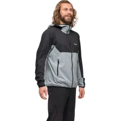 Cheap Bergans Vaagaa Windbreaker Jacket Men - Husky Blue / Black