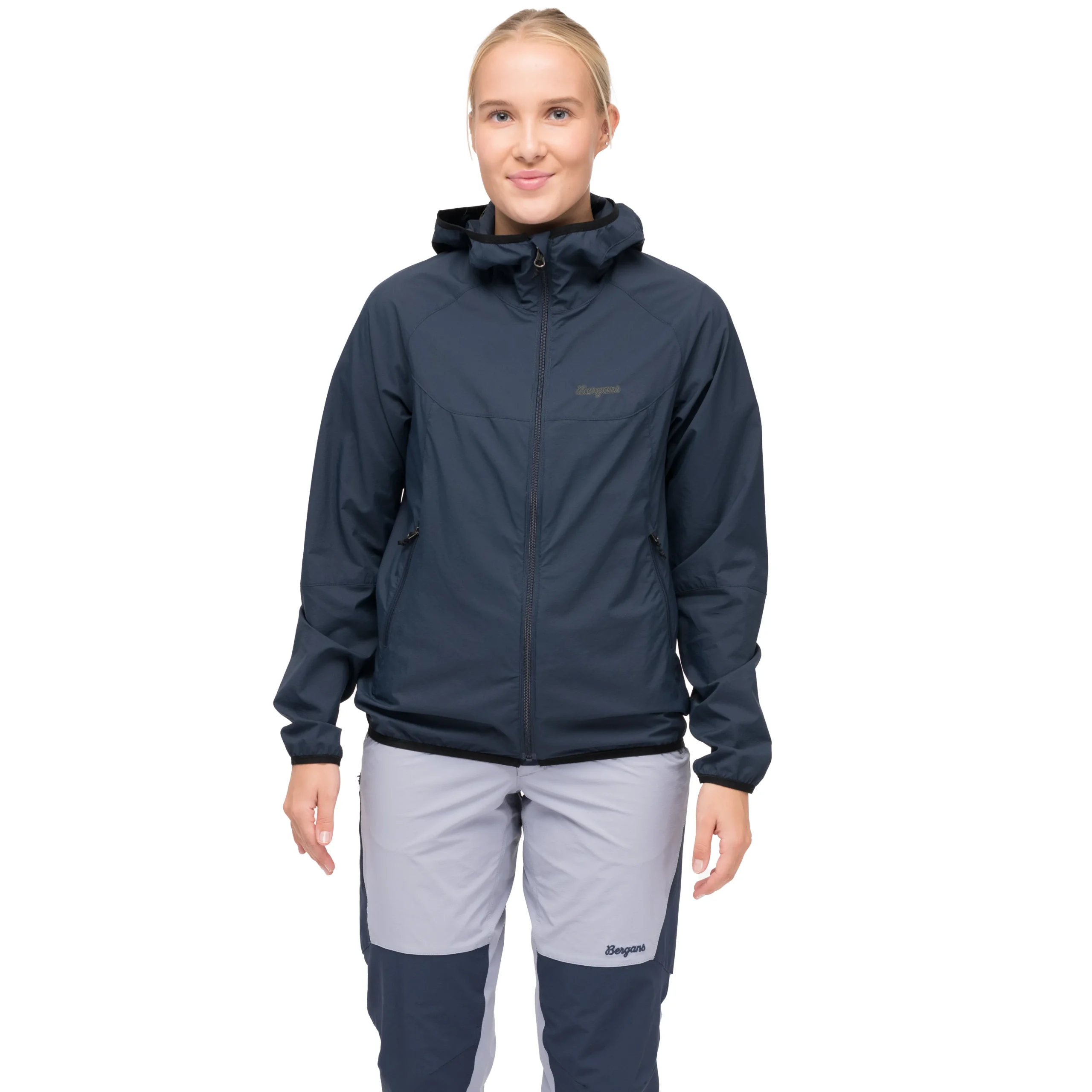 Fashion Bergans Vaagaa Windbreaker Jacket Women - Navy Blue