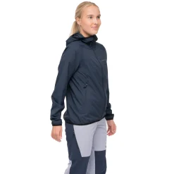 Fashion Bergans Vaagaa Windbreaker Jacket Women - Navy Blue