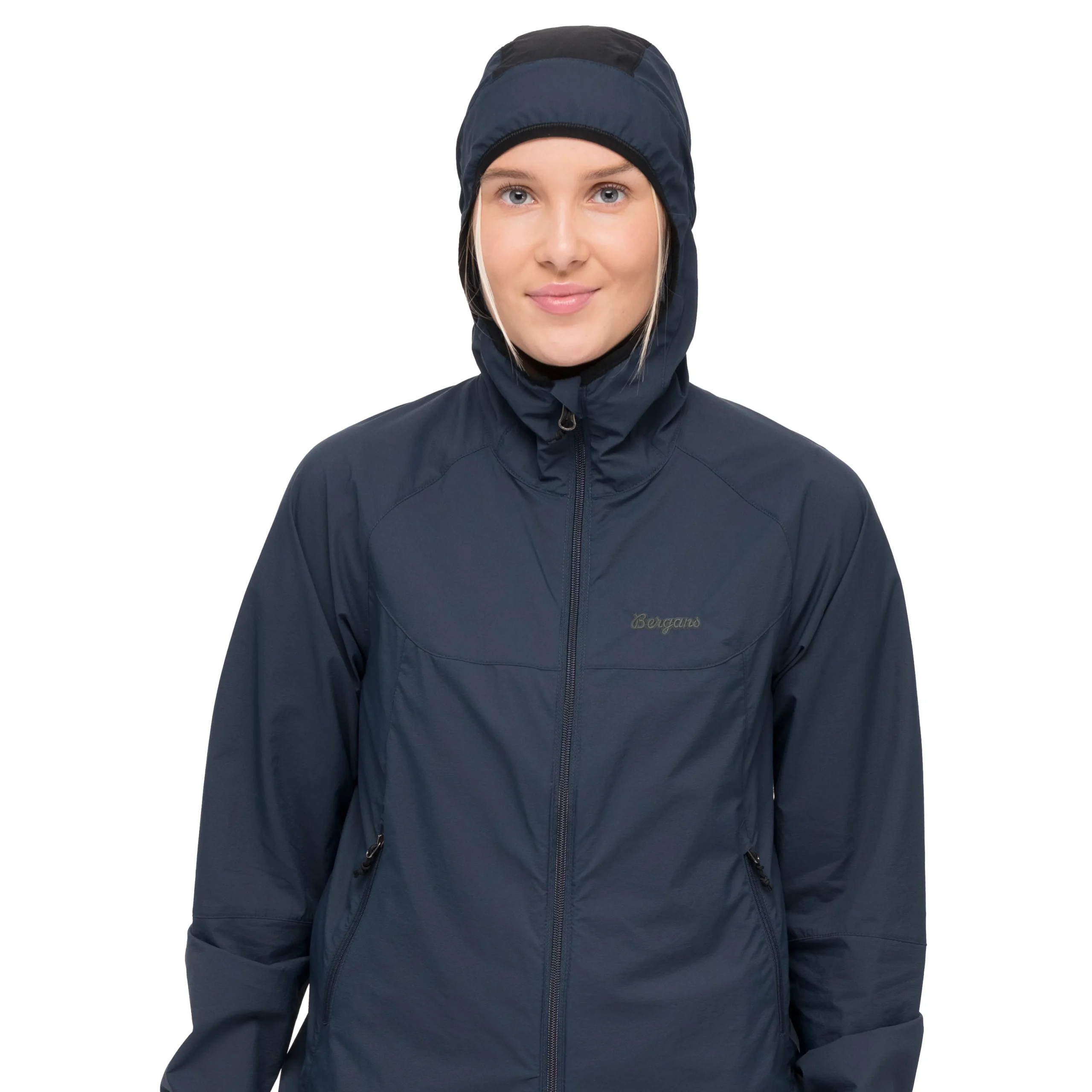 Fashion Bergans Vaagaa Windbreaker Jacket Women - Navy Blue