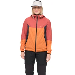 Flash Sale Bergans Vaagaa Windbreaker Jacket Women - Faded Orange / Rusty Dust