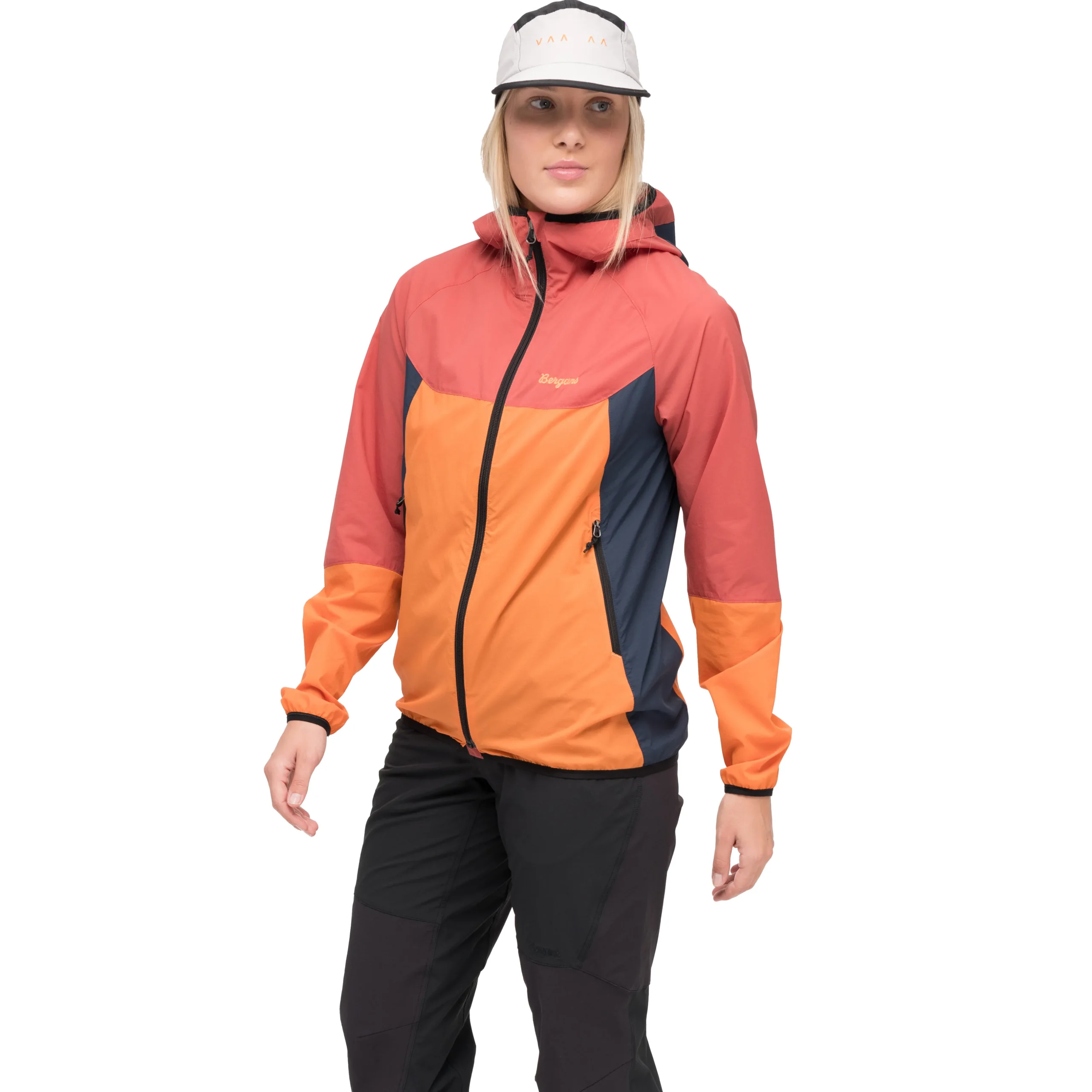 Flash Sale Bergans Vaagaa Windbreaker Jacket Women - Faded Orange / Rusty Dust