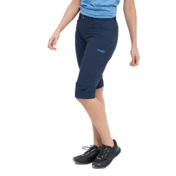Sale Bergans Vandre Light Softshell Long Shorts Women - Navy