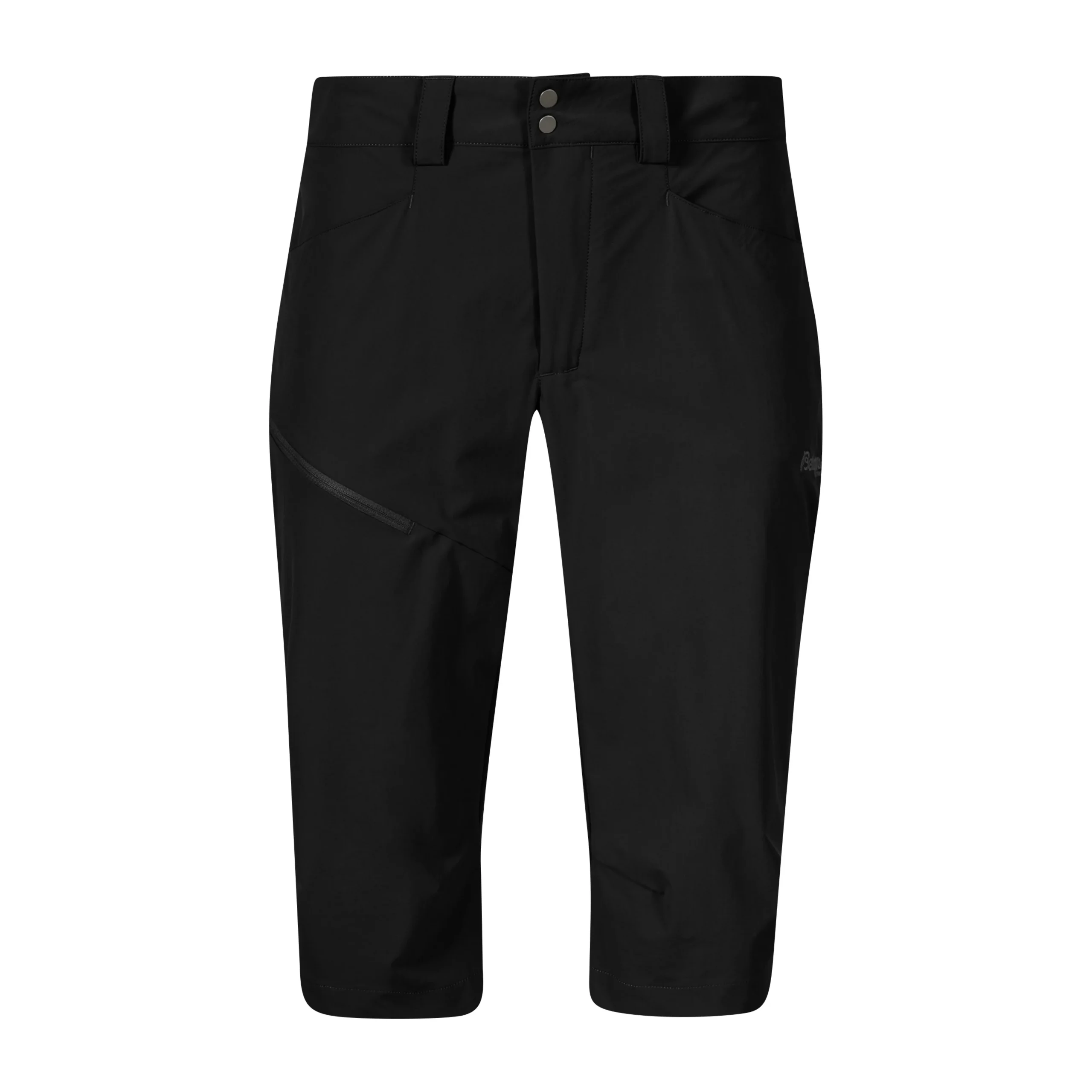 Shop Bergans Vandre Light Softshell Long Shorts Women - Black