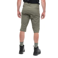 Outlet Bergans Vandre Light Softshell Long Shorts Men - Green Mud
