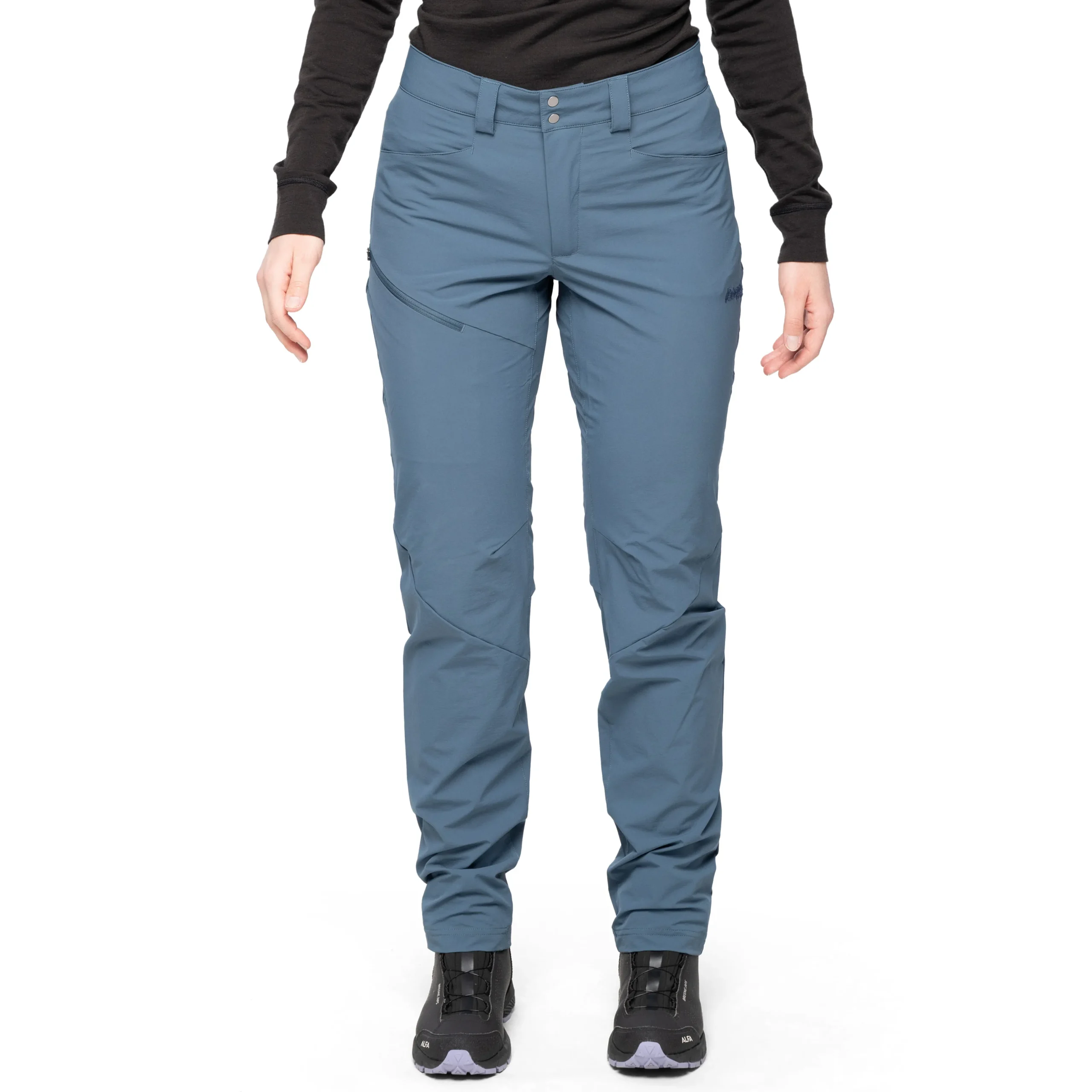 Fashion Bergans Vandre Light Softshell Pants Women - Orion Blue