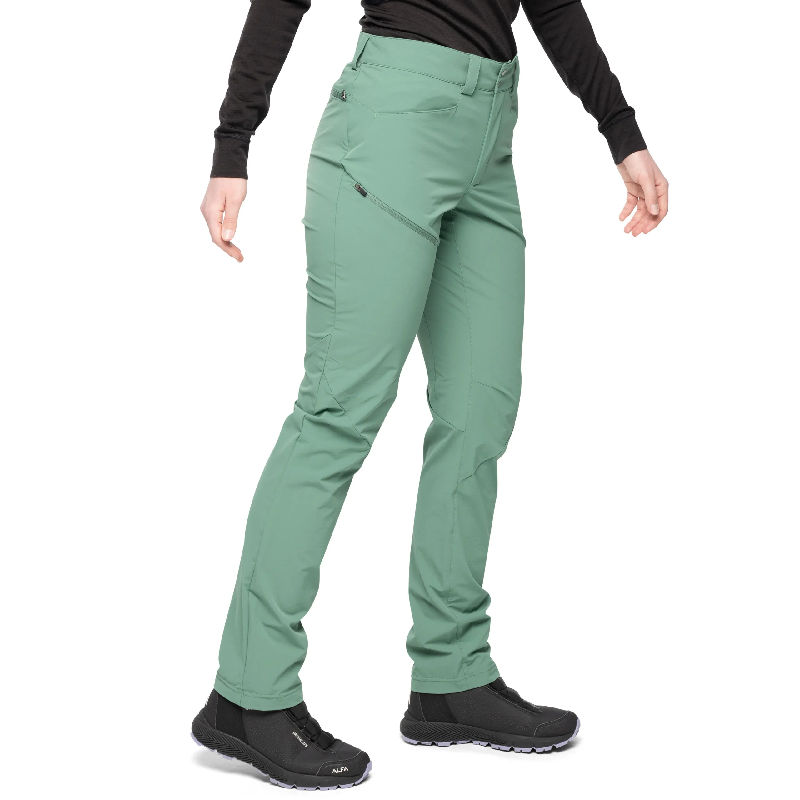 Fashion Bergans Vandre Light Softshell Pants Women - Dark Jade Green