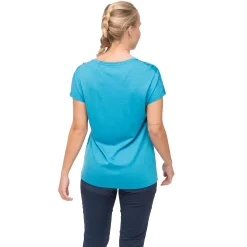 Online Bergans Whenever Merino Tee Women - Aqua Lagoon