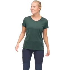 Clearance Bergans Whenever Merino Tee Women - Duke Green