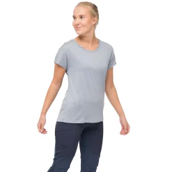 New Bergans Whenever Merino Tee Women - Husky Blue