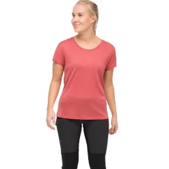 Outlet Bergans Whenever Merino Tee Women - Rusty Dust