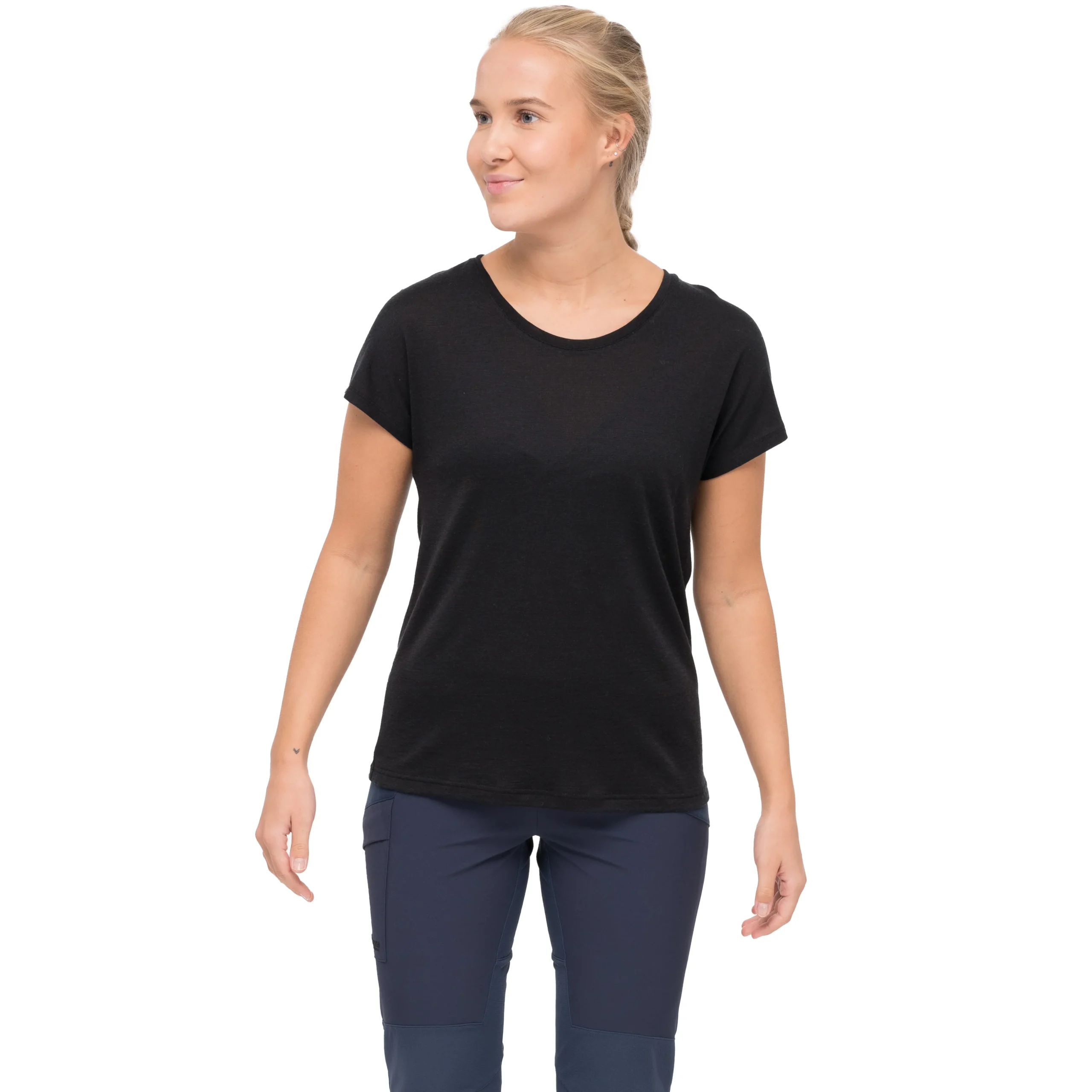 Sale Bergans Whenever Merino Tee Women - Black