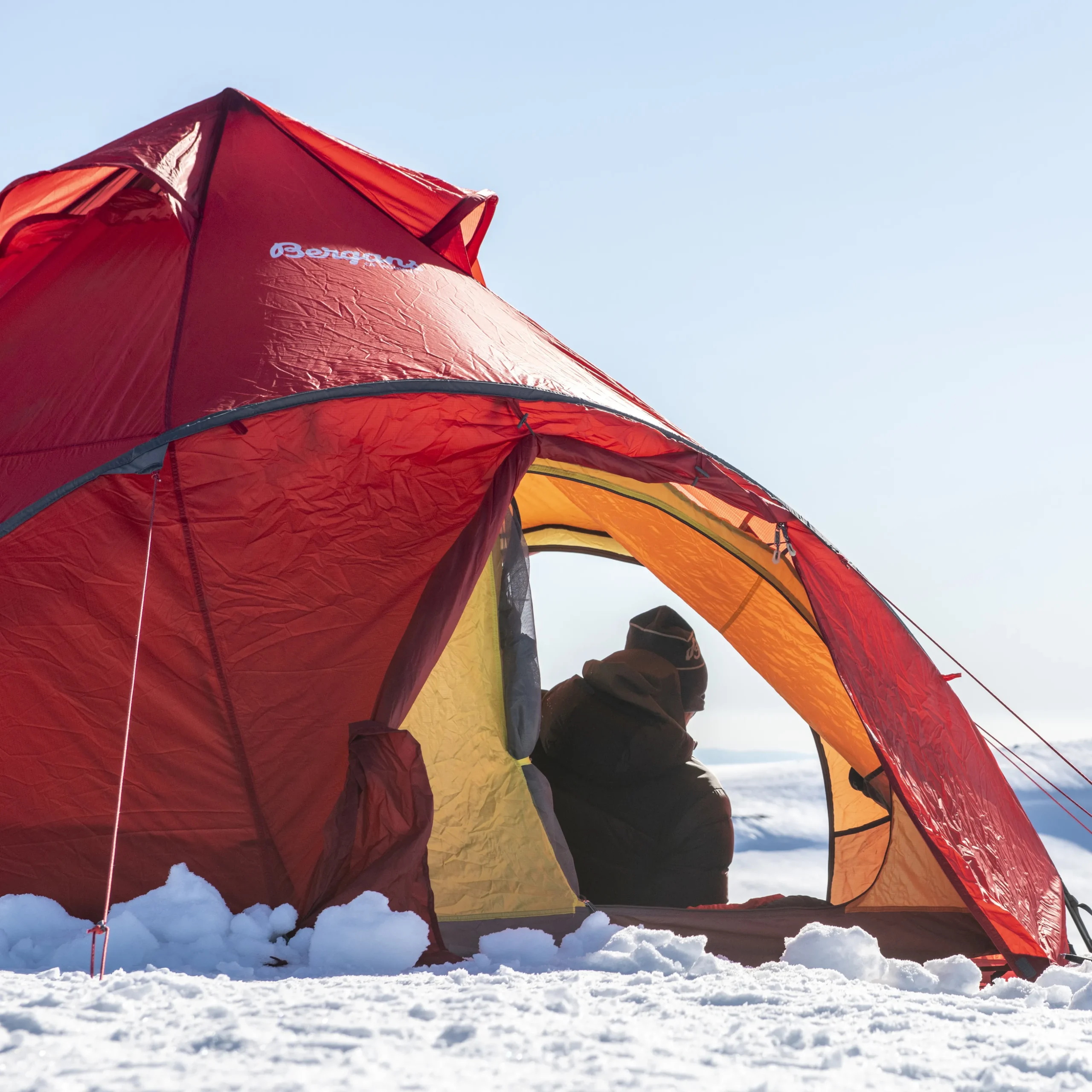 Outlet Bergans Wiglo®LT V.2 4-Persons Tent - Red