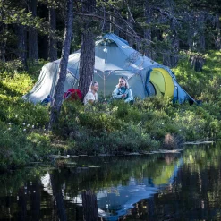 Discount Bergans Wiglo®LT V.2 6-Persons Tent - Light Fog Blue