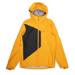 Cheap Bergans Y LightLine Air 3L Shell Jacket Men - Mango Yellow / Dark Shadow Grey