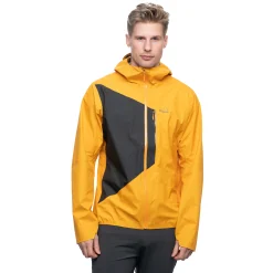Cheap Bergans Y LightLine Air 3L Shell Jacket Men - Mango Yellow / Dark Shadow Grey