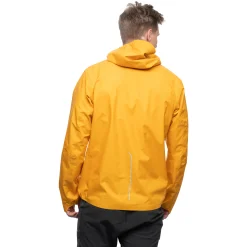 Cheap Bergans Y LightLine Air 3L Shell Jacket Men - Mango Yellow / Dark Shadow Grey