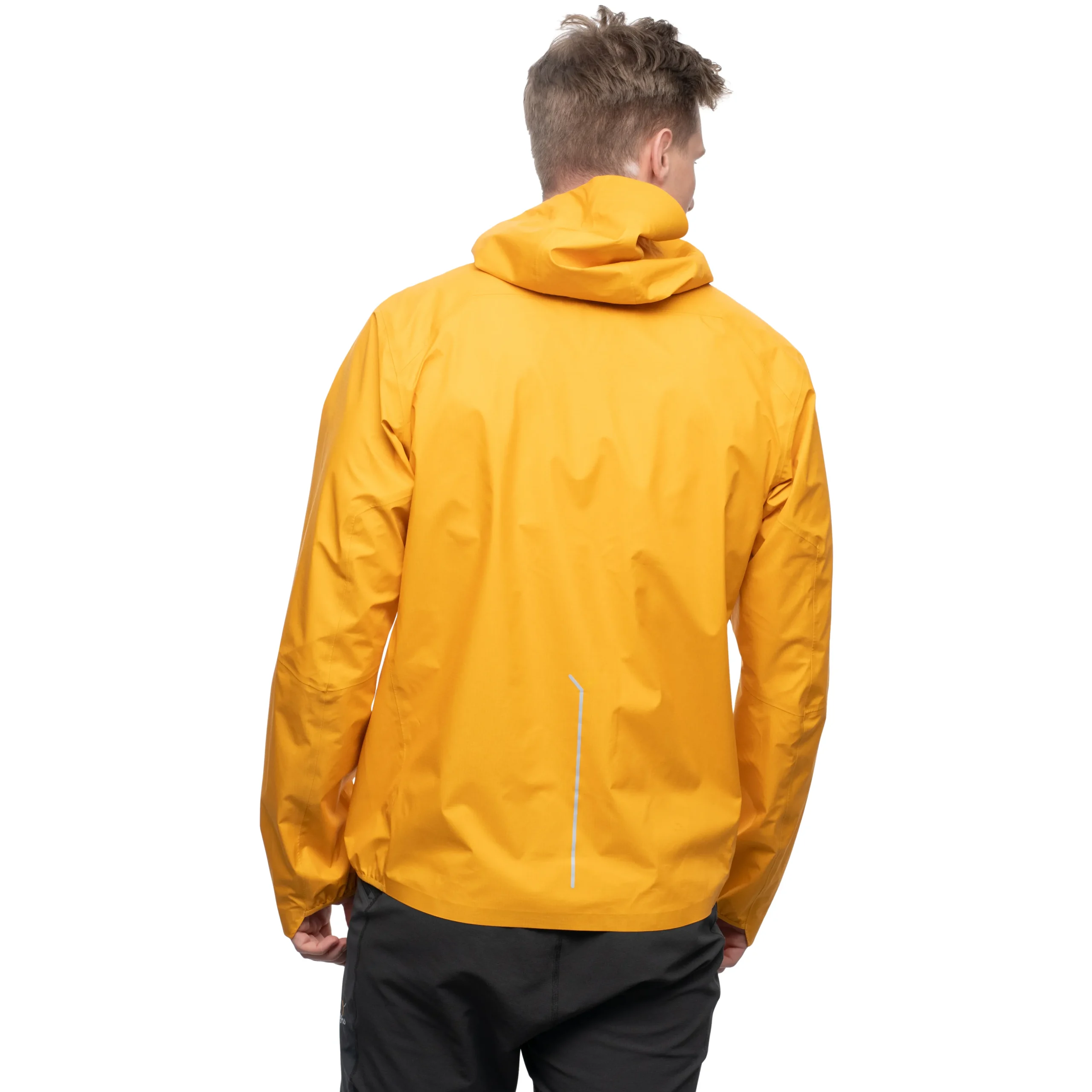 Cheap Bergans Y LightLine Air 3L Shell Jacket Men - Mango Yellow / Dark Shadow Grey