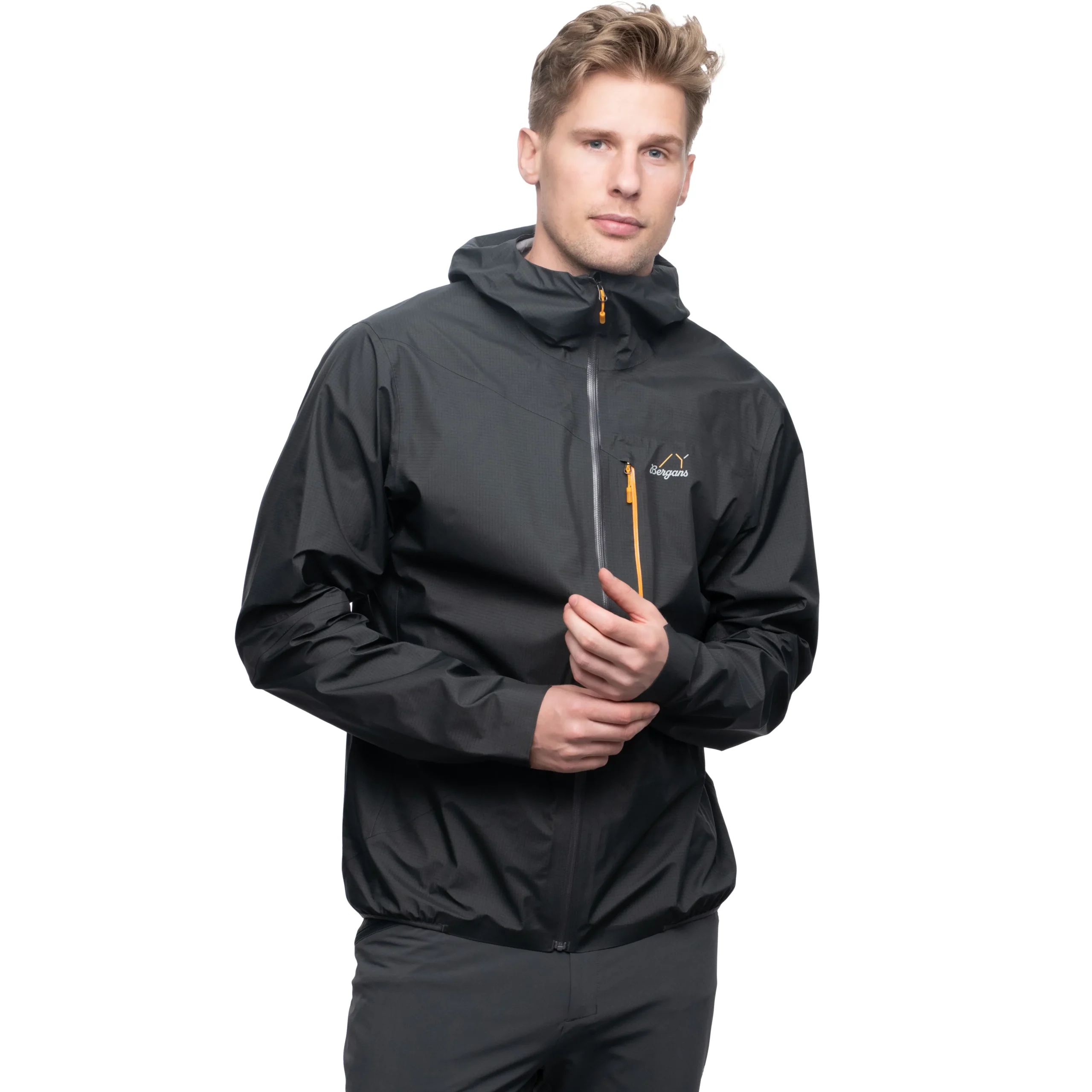Best Sale Bergans Y LightLine Air 3L Shell Jacket Men - Dark Shadow Grey