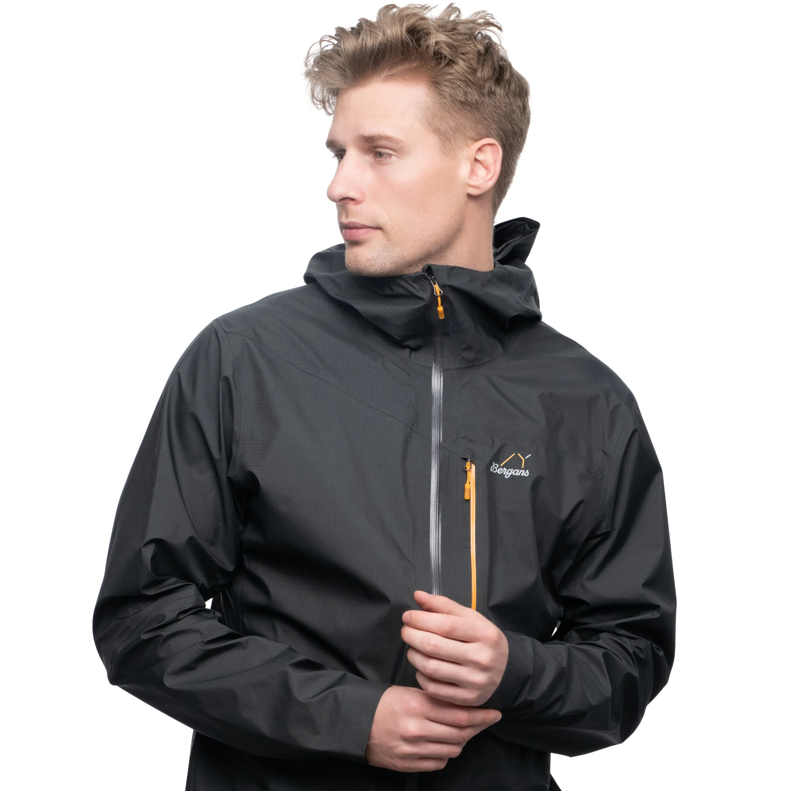 Best Sale Bergans Y LightLine Air 3L Shell Jacket Men - Dark Shadow Grey