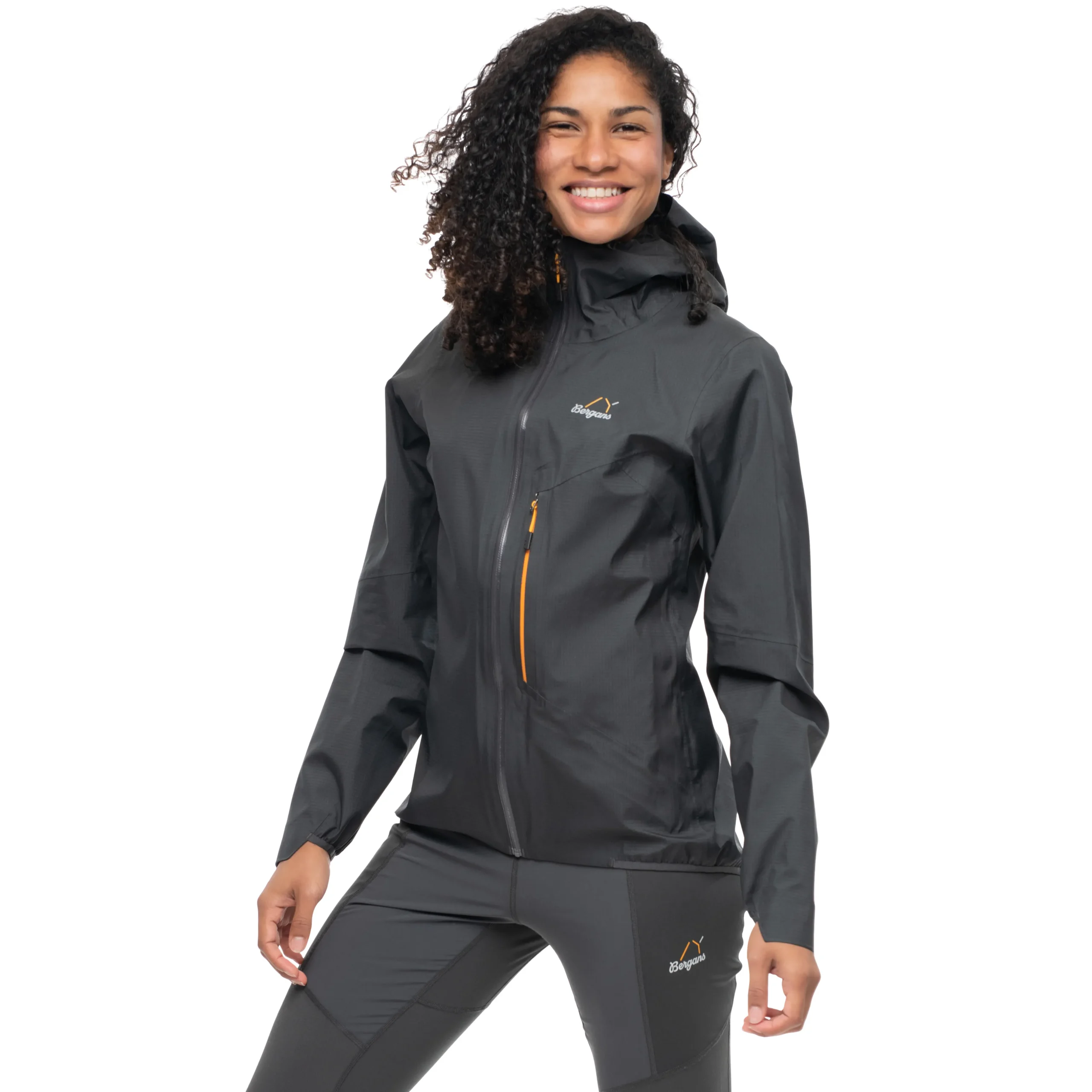 Online Bergans Y LightLine Air 3L Shell Jacket Women - Dark Shadow Grey