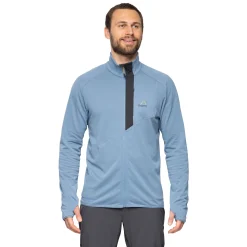 Clearance Bergans Y LightLine Essence Midlayer Jacket Men - Elemental Blue