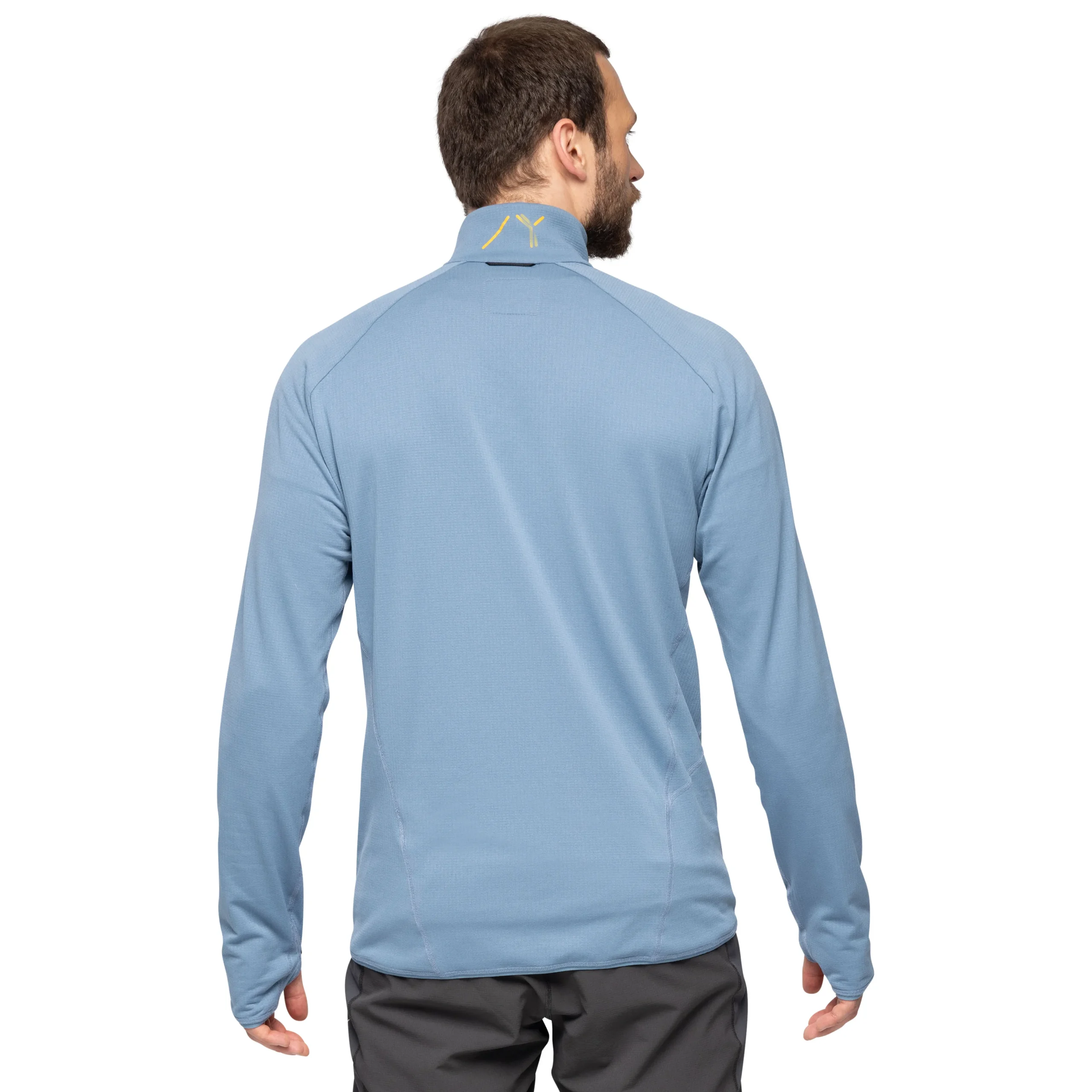 Clearance Bergans Y LightLine Essence Midlayer Jacket Men - Elemental Blue