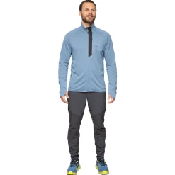 Clearance Bergans Y LightLine Essence Midlayer Jacket Men - Elemental Blue