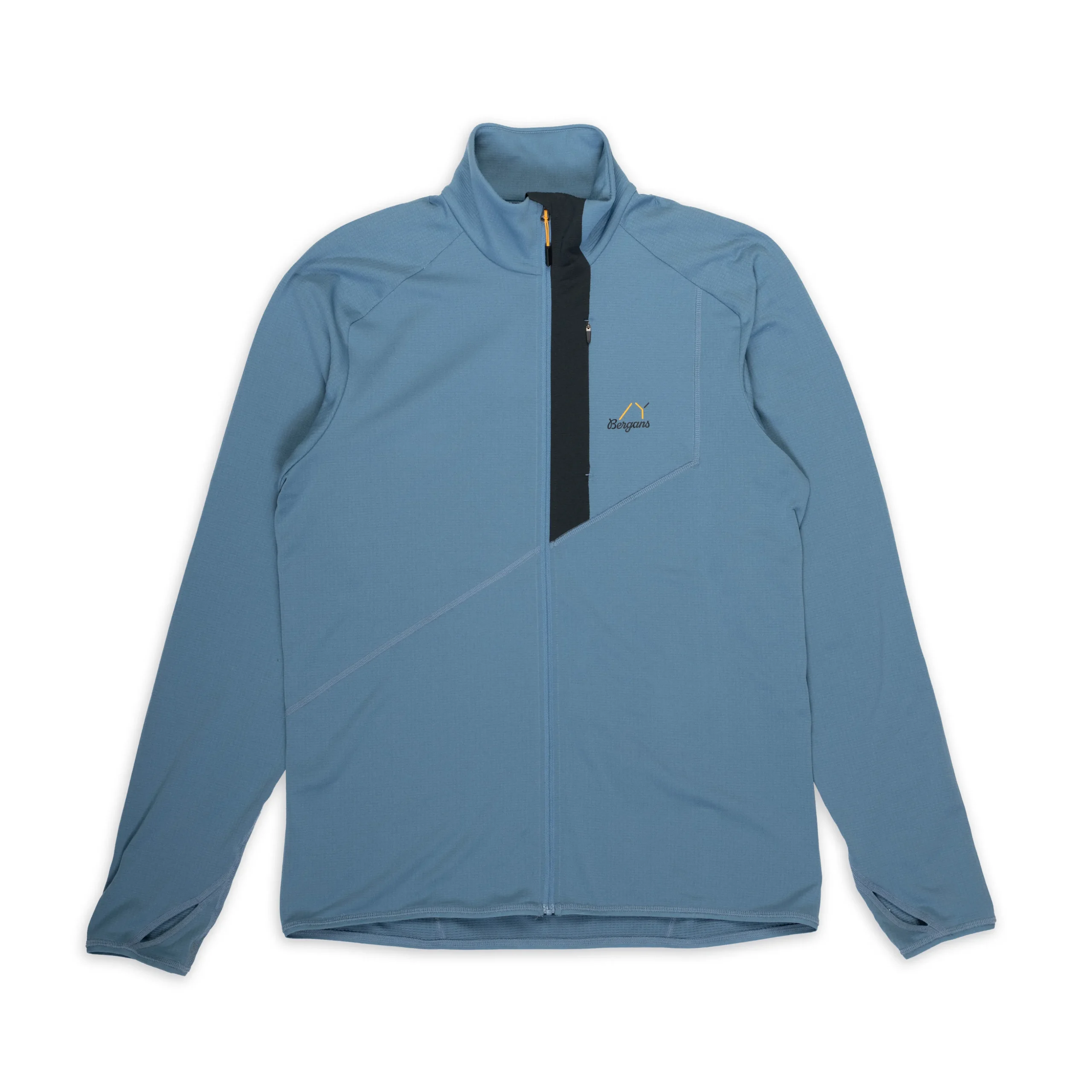 Clearance Bergans Y LightLine Essence Midlayer Jacket Men - Elemental Blue