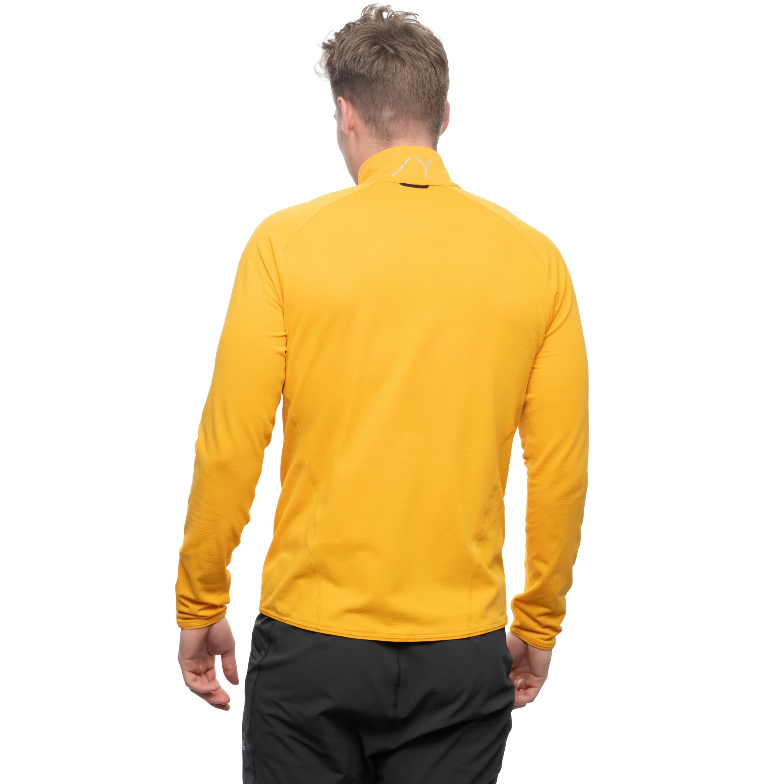 Cheap Bergans Y LightLine Essence Midlayer Jacket Men - Mango Yellow