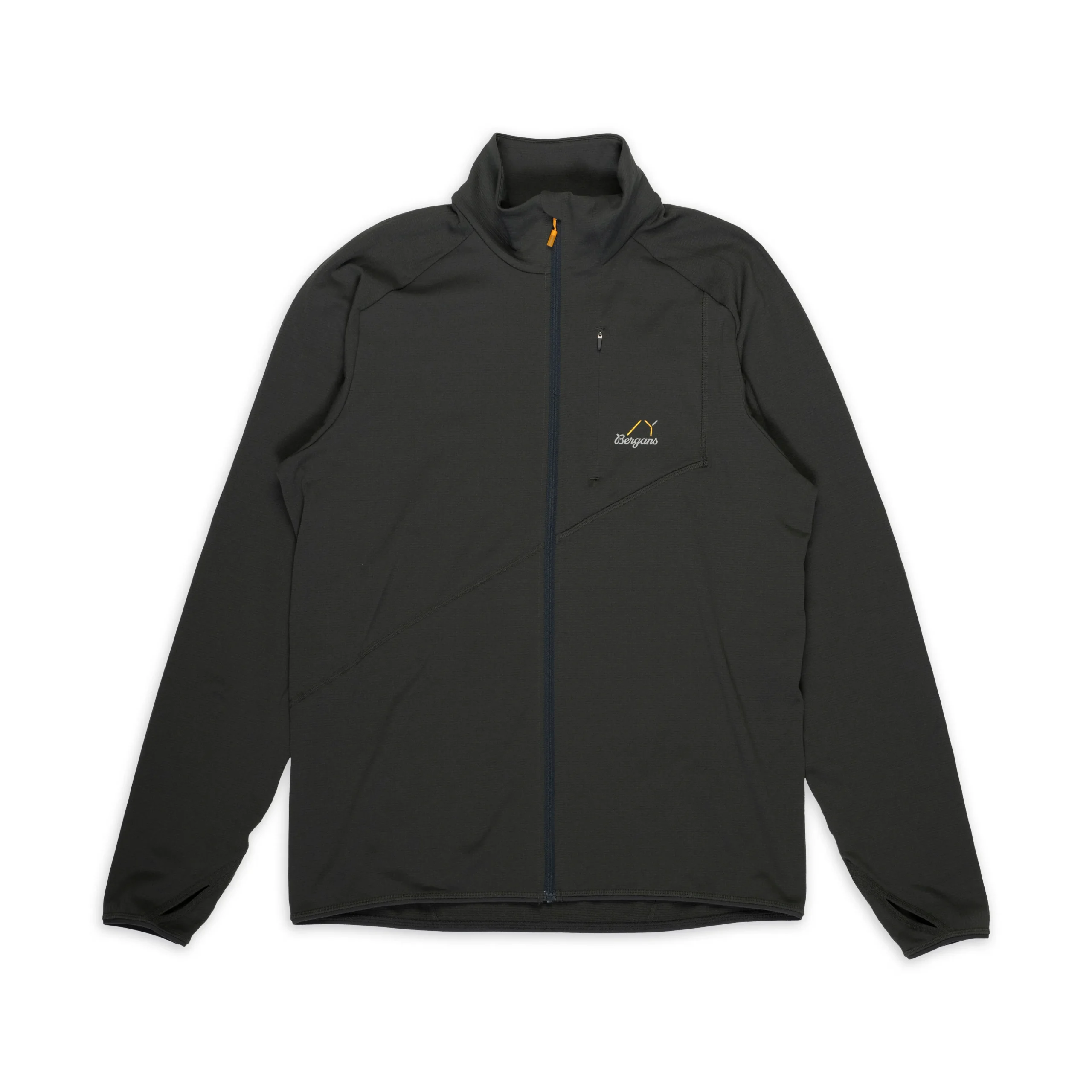 Best Sale Bergans Y LightLine Essence Midlayer Jacket Men - Dark Shadow Grey