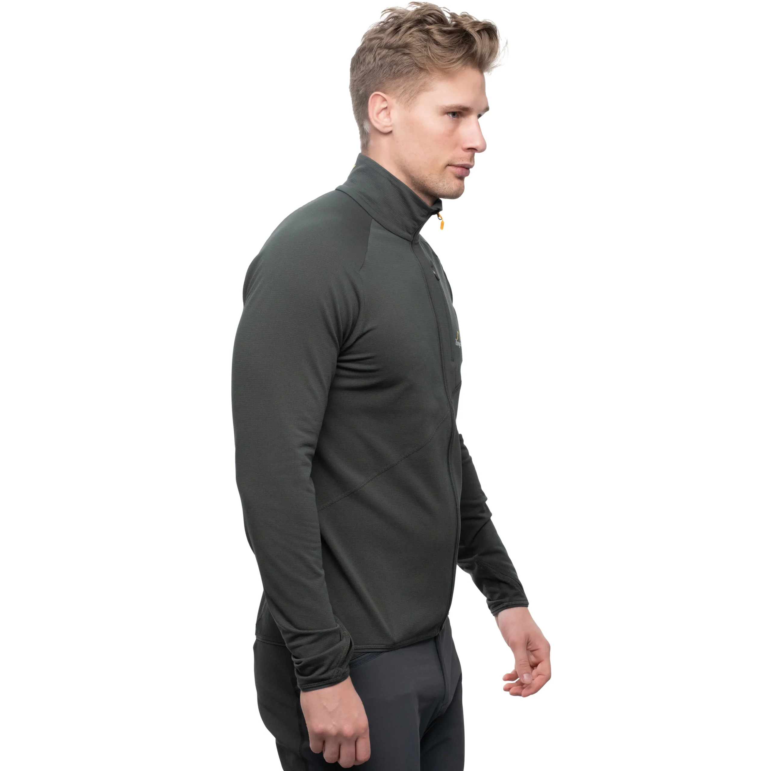 Best Sale Bergans Y LightLine Essence Midlayer Jacket Men - Dark Shadow Grey