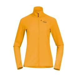 Clearance Bergans Y LightLine Essence Midlayer Jacket Women - Mango Yellow
