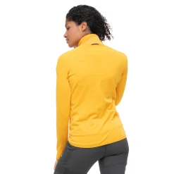 Clearance Bergans Y LightLine Essence Midlayer Jacket Women - Mango Yellow