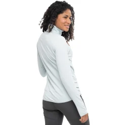 Best Sale Bergans Y LightLine Essence Midlayer Jacket Women - Pearl Grey