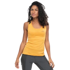 Best Sale Bergans Y LightLine Merino Top Women - Mango Yellow