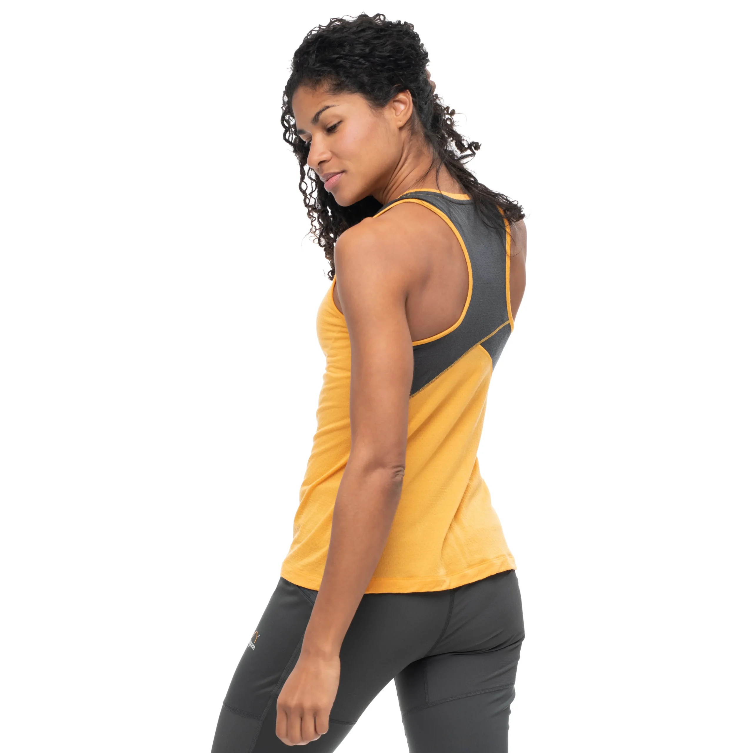 Best Sale Bergans Y LightLine Merino Top Women - Mango Yellow