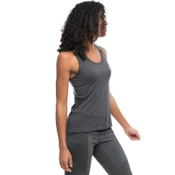Outlet Bergans Y LightLine Merino Top Women - Dark Shadow Grey / Pearl Grey