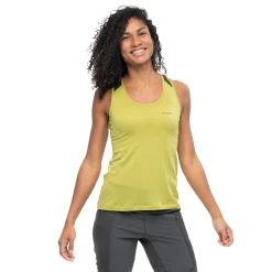 Sale Bergans Y LightLine Merino Top Women - Golden Lime Green
