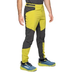 Store Bergans Y LightLine Progressive Pants Men - Golden Lime Green / Dark Shadow Grey