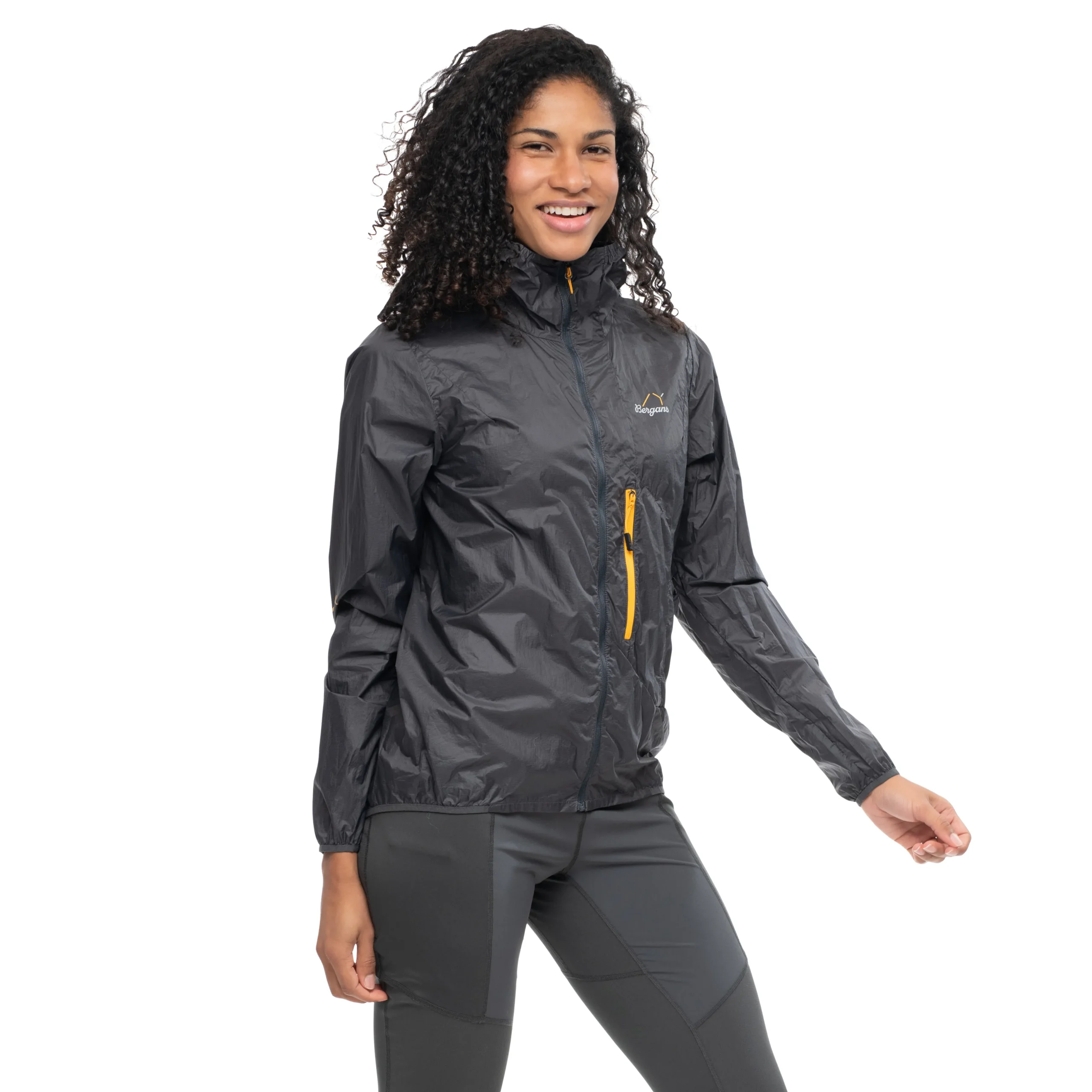 Cheap Bergans Y LightLine Pure Windbreaker Jacket Women - Dark Shadow Grey