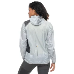 Online Bergans Y LightLine Pure Windbreaker Jacket Women - Pearl Grey / Dark Shadow Grey