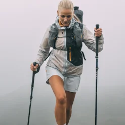 Online Bergans Y LightLine Pure Windbreaker Jacket Women - Pearl Grey / Dark Shadow Grey