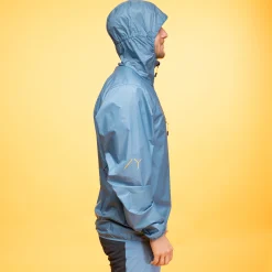 Flash Sale Bergans Y LightLine Pure Windbreaker Jacket Men - Elemental Blue / Dark Shadow Grey