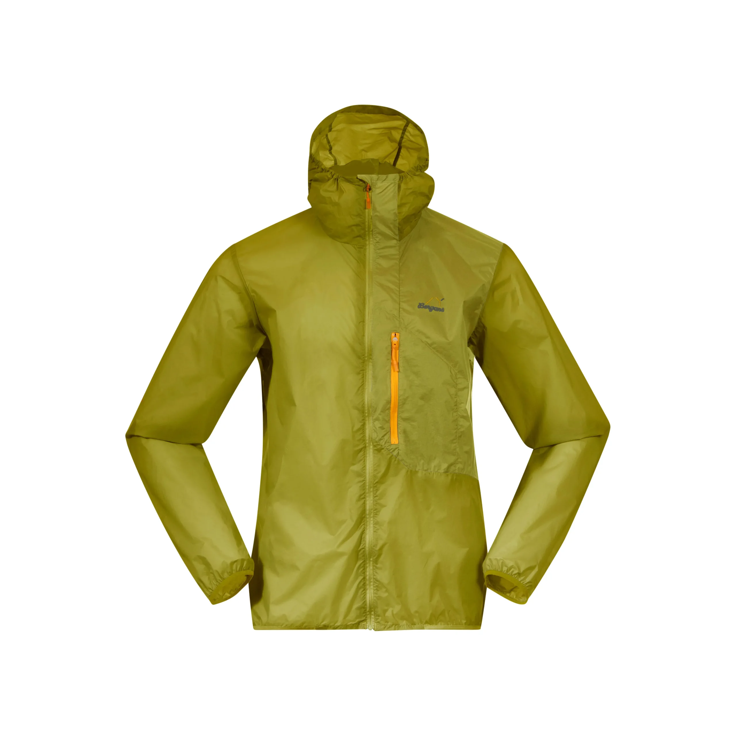 Hot Bergans Y LightLine Pure Windbreaker Jacket Men - Golden Lime Green