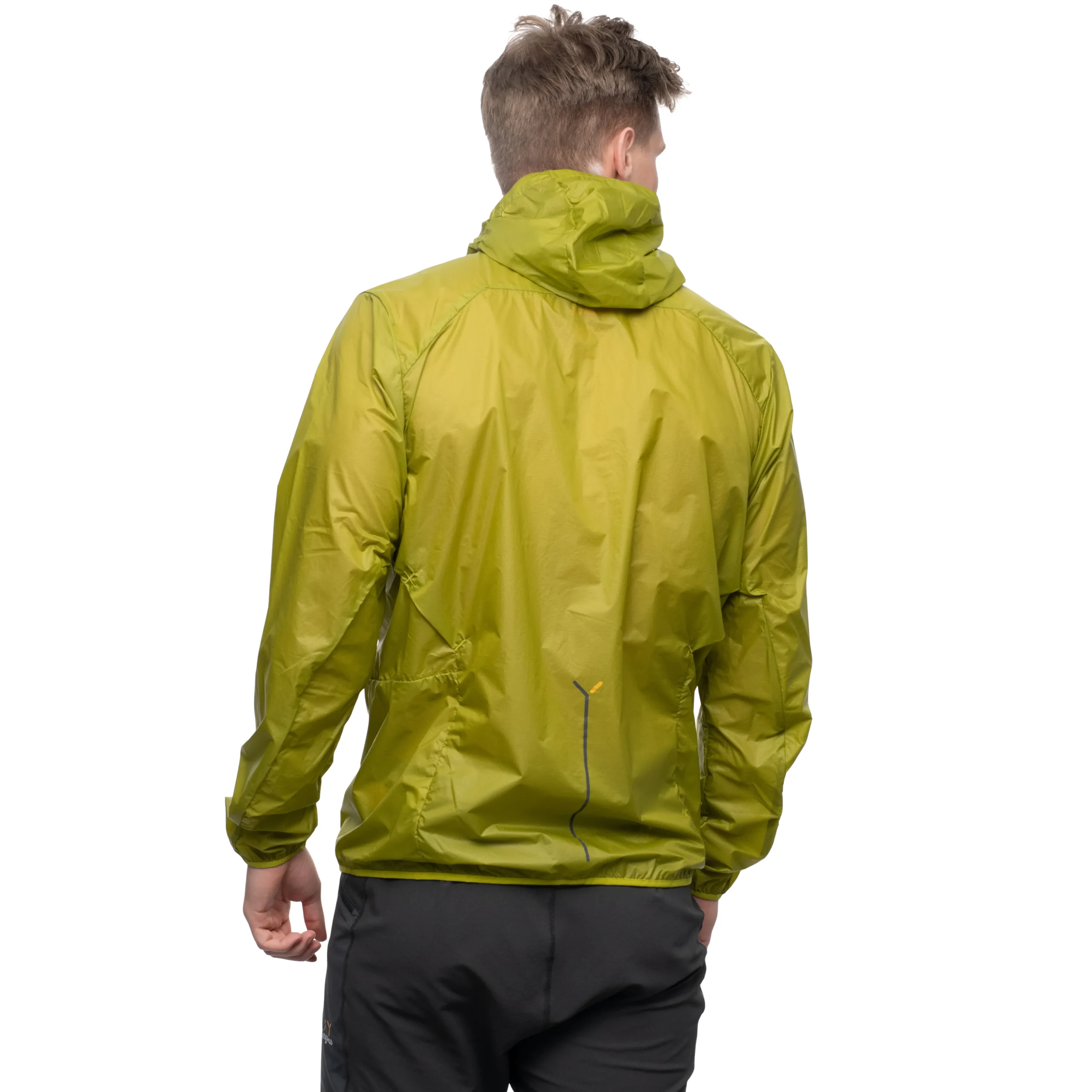 Hot Bergans Y LightLine Pure Windbreaker Jacket Men - Golden Lime Green