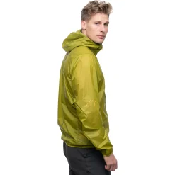Hot Bergans Y LightLine Pure Windbreaker Jacket Men - Golden Lime Green