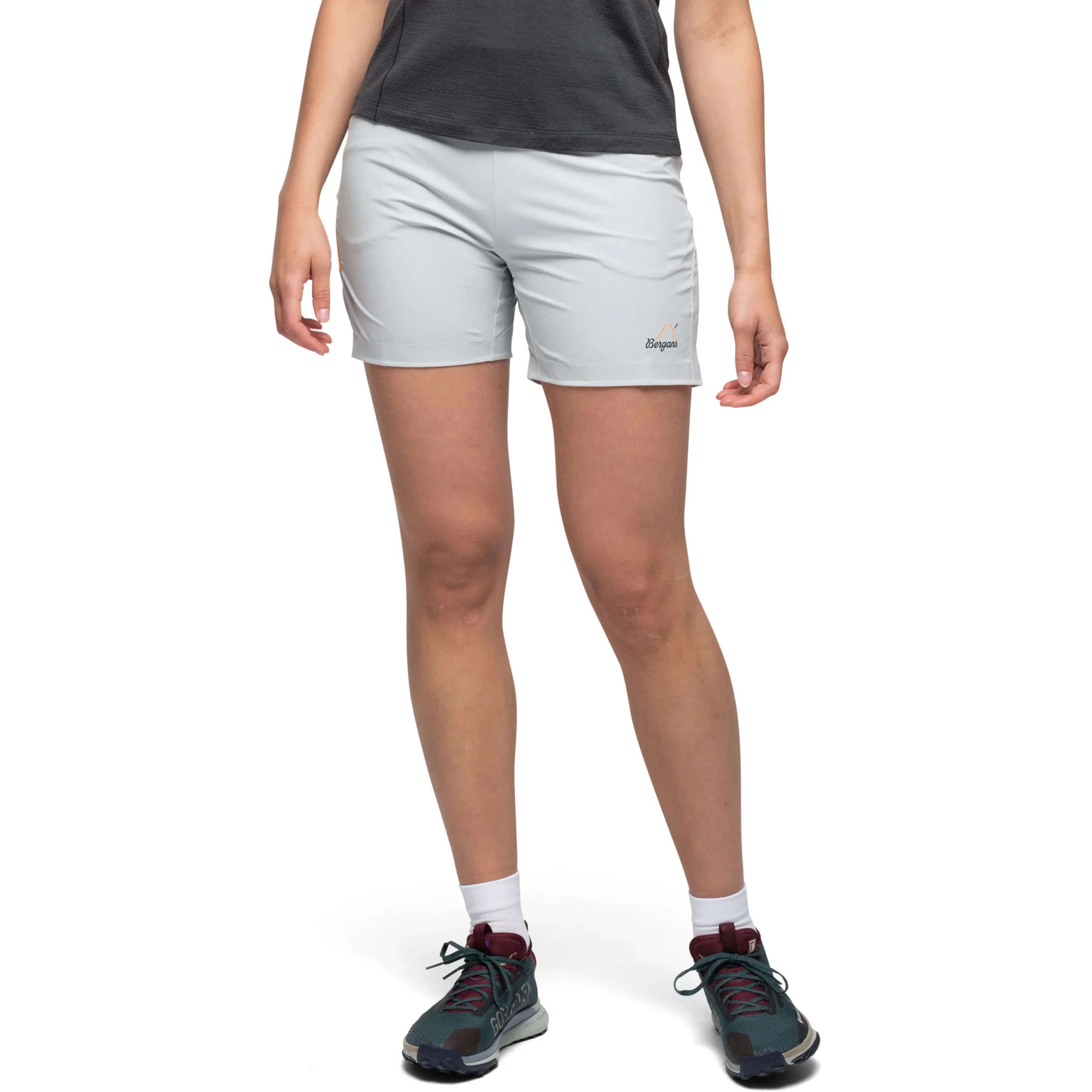Cheap Bergans Y LightLine Vapor Shorts Women - Pearl Grey